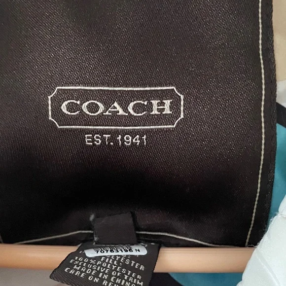 Coach Cream Quilted Puffer Jacket - Picture 2 of 11